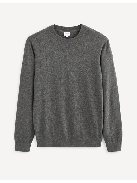 Celio Grauer Herren-Basic-Pullover Celio