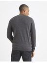 Celio Grauer Herren-Basic-Pullover Celio