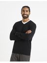 Celio Schwarzer Celio Veviflex-Pullover