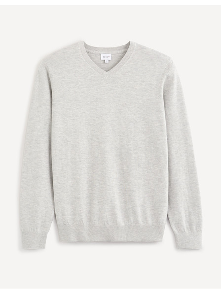 Celio Hellgrauer Pullover Celio Veviflex