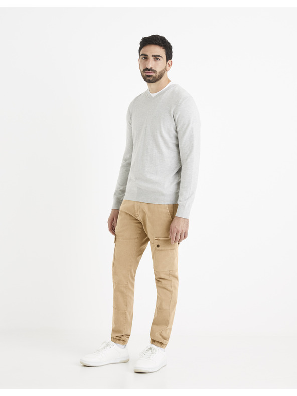 Celio Hellgrauer Pullover Celio Veviflex
