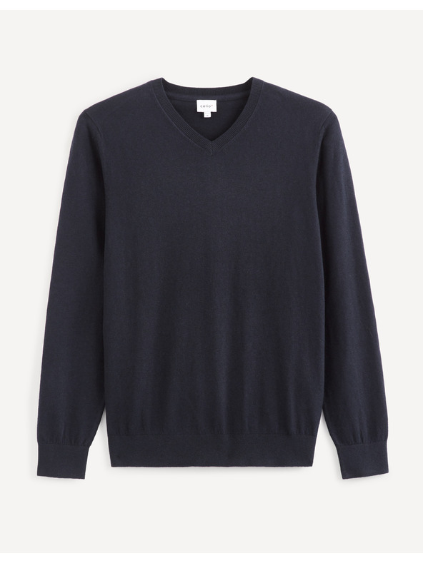 Celio Dunkelblauer Pullover Celio Veviflex