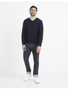Celio Dunkelblauer Pullover Celio Veviflex
