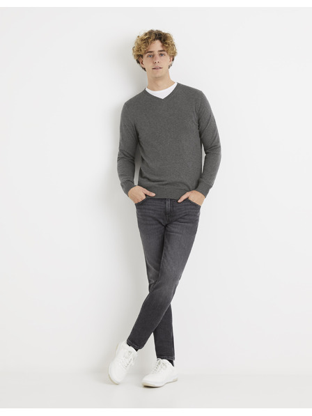 Celio Celio Veviflex Grauer Pullover