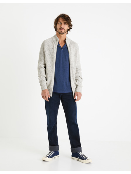 Celio Dunkelblaues Herrenhemd Celio Fegetiml