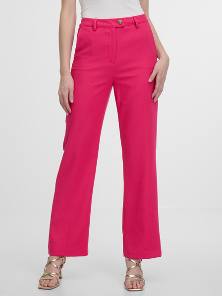 Orsay Dunkelrosa Damen-Hose mit ausgestellter Passform ORSAY