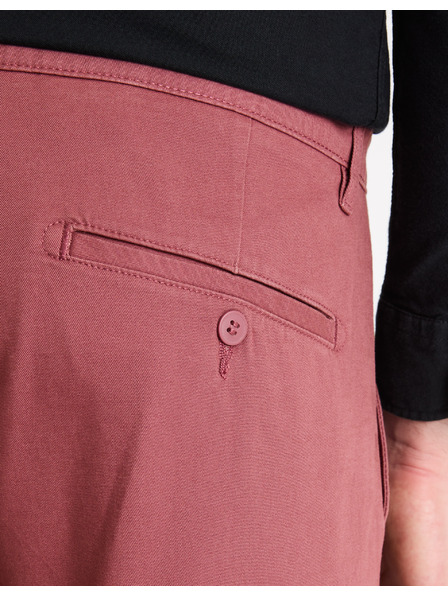 Celio Burgunderfarbene Herren Chino-Hose Celio Tocharles