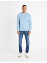 Celio Hellblauer Herren-Basic-Pullover Celio Decoton