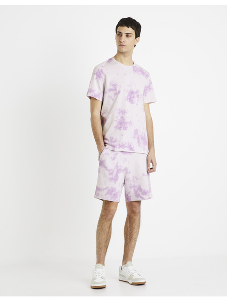 Celio Lila Herren-Batik-Sweatpants Celio Doengame