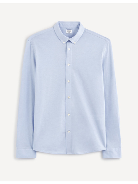 Celio Hellblaues Herrenhemd Celio Bapik