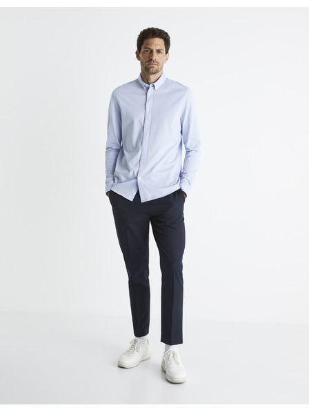 Celio Hellblaues Herrenhemd Celio Bapik