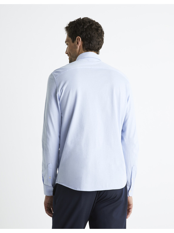 Celio Hellblaues Herrenhemd Celio Bapik