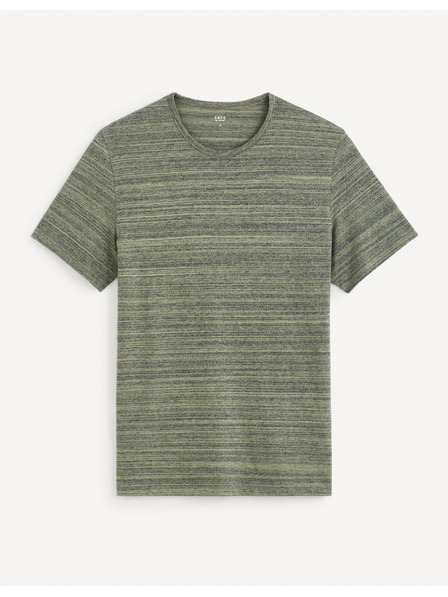 Celio Grün-graues Herren-T-Shirt Celio Gejecte