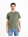 Celio Grün-graues Herren-T-Shirt Celio Gejecte