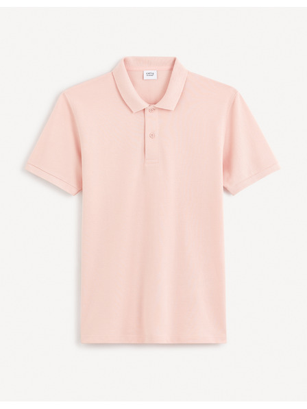 Celio Hellrosa Herren-Poloshirt Basic Celio Teone