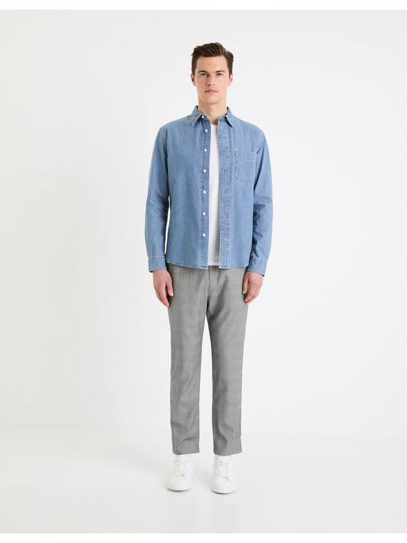 Celio Graue Herrenhose Celio Gocarre