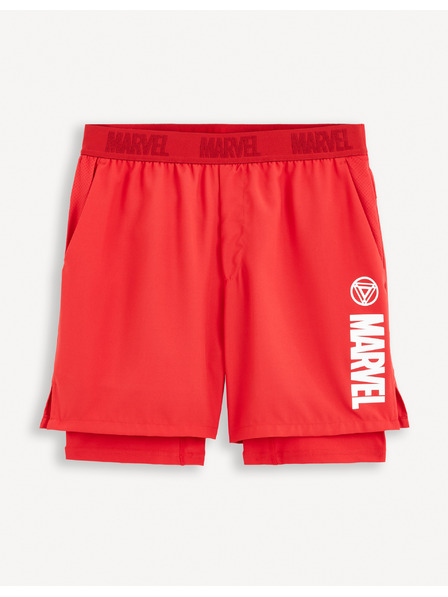 Celio Rote Sportshorts Celio Marvel - Iron Man