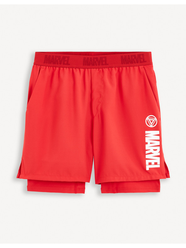 Celio Rote Sportshorts Celio Marvel - Iron Man