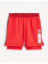 Celio Rote Sportshorts Celio Marvel - Iron Man