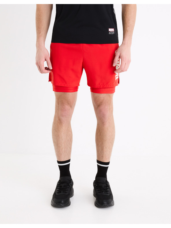 Celio Rote Sportshorts Celio Marvel - Iron Man