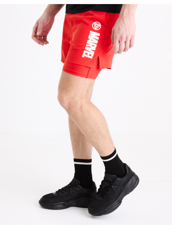 Celio Rote Sportshorts Celio Marvel - Iron Man