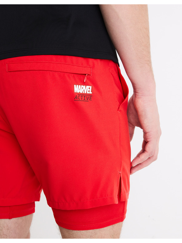Celio Rote Sportshorts Celio Marvel - Iron Man