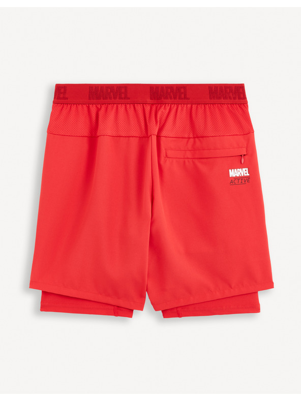 Celio Rote Sportshorts Celio Marvel - Iron Man