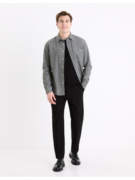 Celio Graues Herren Jeanshemd Celio Gagusti1