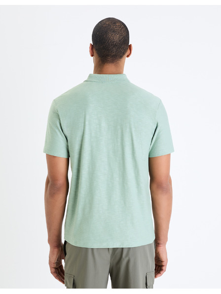 Celio Hellblaues Herren-Poloshirt Basic Celio Feflame