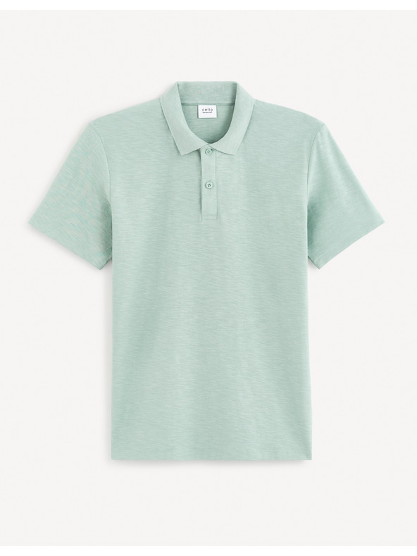 Celio Hellblaues Herren-Poloshirt Basic Celio Feflame
