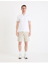 Celio Weißes Herren-Polohemd Basic Celio Gebenoit