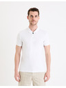 Celio Weißes Herren-Polohemd Basic Celio Gebenoit