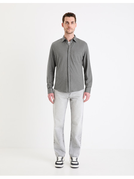 Celio Graues Herrenhemd Celio Gaselle