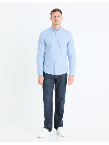 Celio Hellblaues Herrenhemd Celio Gaop