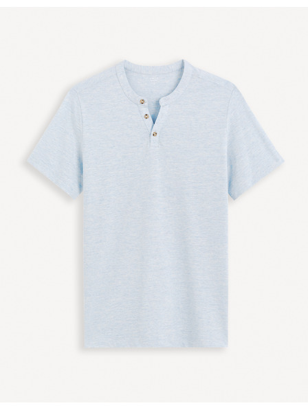 Celio Hellblaues Herrenhemd Celio henley Cegeti