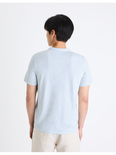 Celio Hellblaues Herrenhemd Celio henley Cegeti