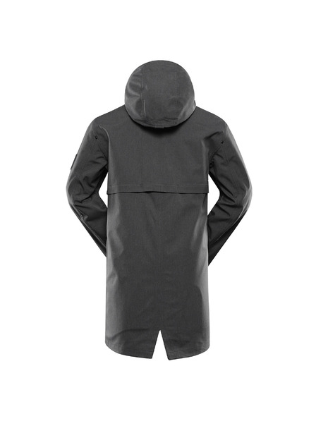 ALPINE PRO Grauer Herrenmantel mit PTX-Membran ALPINE PRO Perfet