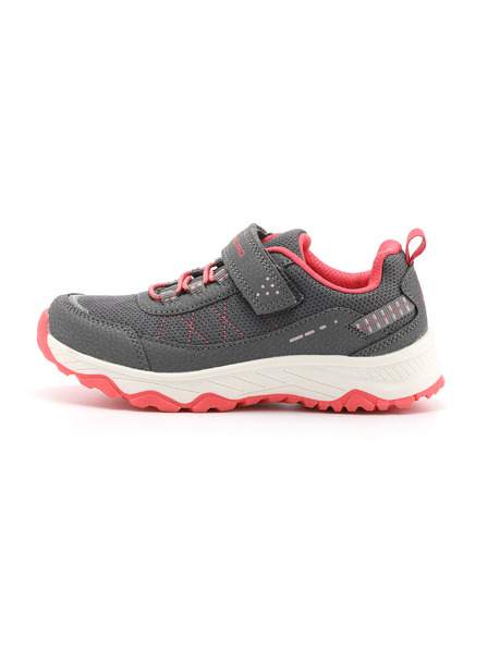 ALPINE PRO Rosa und graue Kinder-Outdoor-Turnschuhe ALPINE PRO MORELO