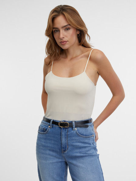 Orsay Beigefarbenes Damen-Tank-Top ORSAY