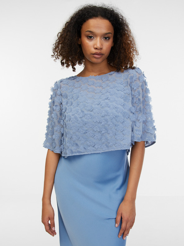 Orsay Hellblaue Damenbluse ORSAY