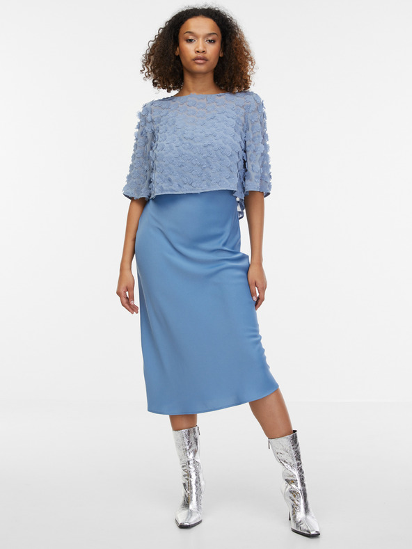 Orsay Hellblaue Damenbluse ORSAY