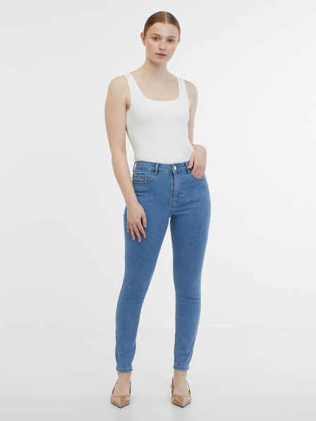 Orsay Hellblaue Skinny-Fit-Jeans für Damen ORSAY