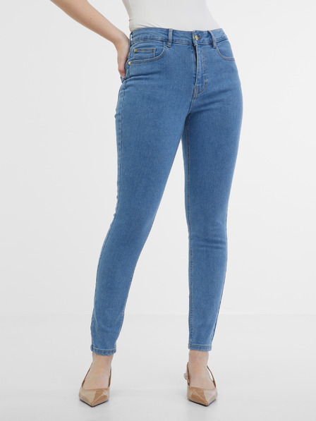 Orsay Hellblaue Skinny-Fit-Jeans für Damen ORSAY
