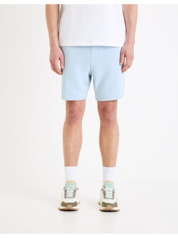 Celio Hellblaue Herren Sweat Shorts Celio Toshort