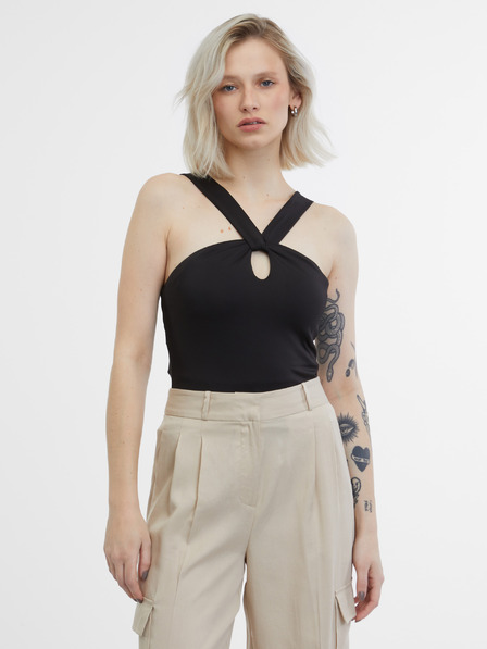 Orsay Schwarzes Damen-Top ORSAY