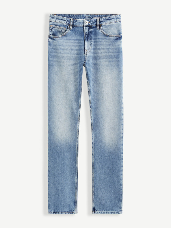 Celio Blaue Jeans mit gerader Passform Celio Vobel15