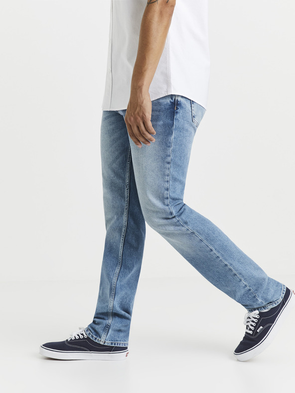 Celio Blaue Jeans mit gerader Passform Celio Vobel15