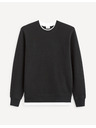 Celio Schwarzes Basic-Sweatshirt Celio Vedoubleco