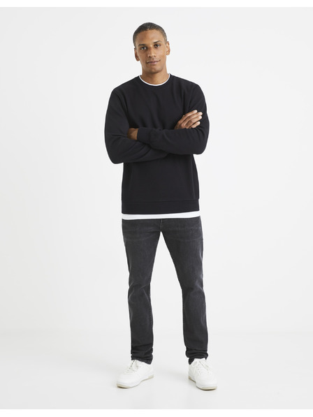 Celio Schwarzes Basic-Sweatshirt Celio Vedoubleco