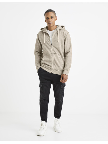 Celio Hellgraues Basic-Sweatshirt Celio Vemoulino